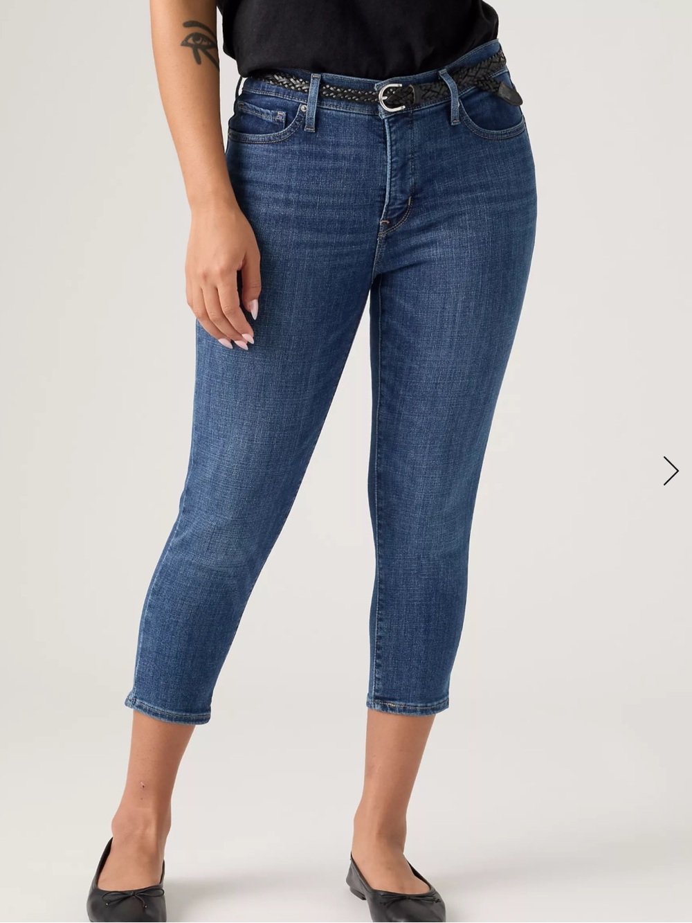 LEVI'S size 16 /33 Supersoft 311 Shaping Skinny Capri NEW $69